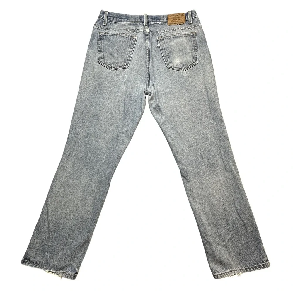 Vintage Levi Strauss Jeans Mens 36x32 (34x29) Light Wash Regular Fit Denim Pants